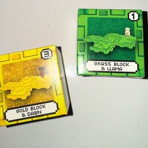 🧡10 for $20🧡 Minecraft McDonald Grass Block & Llama and Gold Block & Dawn